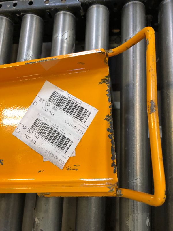 Photo 4 of 96 Inch Pallet Fork Extensions For Forklifts Lift Truck Steel, ONLY 1, VERY BENT IN CENTER, SEVERAL DINGS/SCUFFS 
