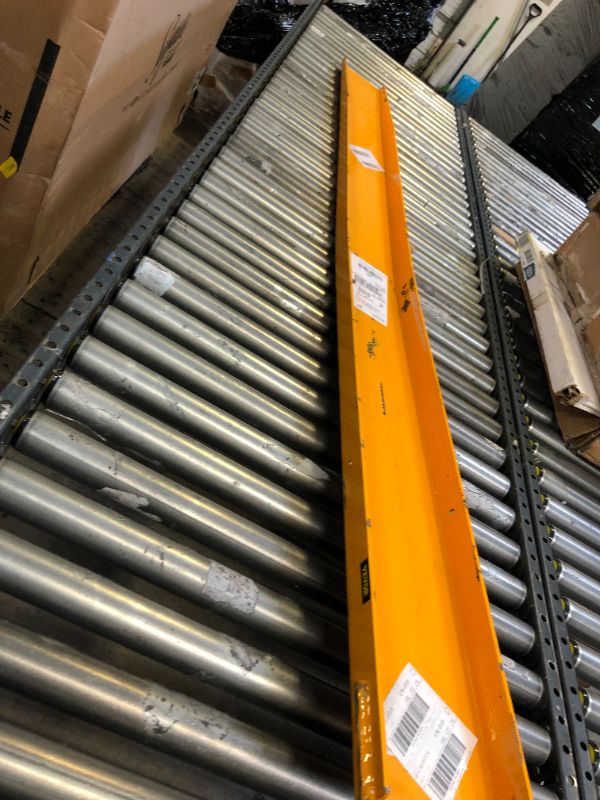 Photo 2 of 96 Inch Pallet Fork Extensions For Forklifts Lift Truck Steel, ONLY 1, VERY BENT IN CENTER, SEVERAL DINGS/SCUFFS 
