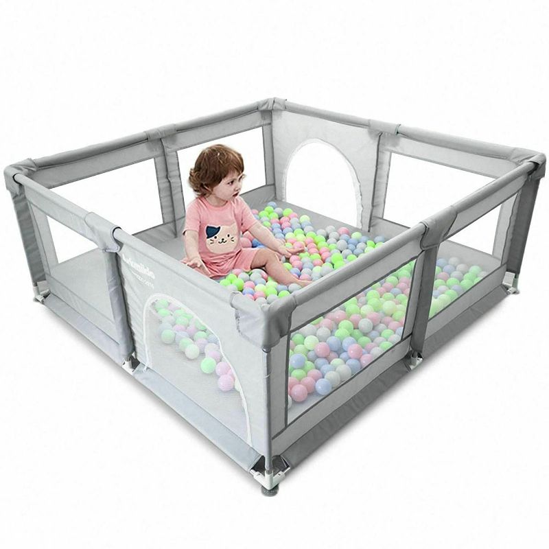 Photo 1 of ARKMIIDO Playpen Indoor&Outdoor Activity Center with Anti-Slip Base 45''X45''
