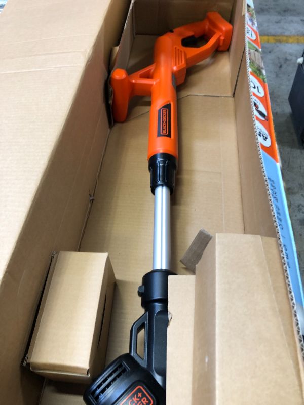 Photo 1 of Black+decker Lcc222 20V Max* Lithium 10 inch String Trimmer & Hard Surface Sweeper + 2 Battery Combo Kit