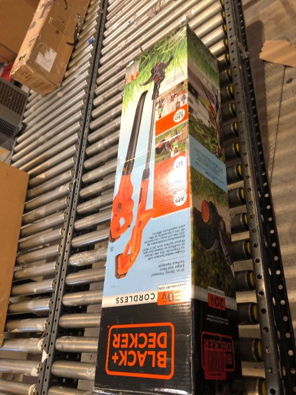 Photo 1 of Black+decker Lcc222 20V Max* Lithium 10 inch String Trimmer & Hard Surface Sweeper + 2 Battery Combo Kit