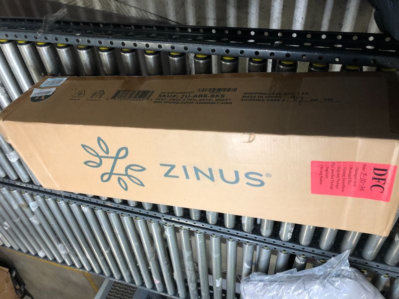 Photo 2 of ZINUS 9 Inch Metal Smart Box Spring with Quick Assembly / Mattress Foundation / Strong Metal Frame / Easy Assembly, King
