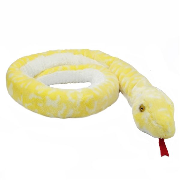 Photo 1 of Albino Burmese Python 50 Inch Snake Stuffed Animal by Aurora, MINIMAL USE
