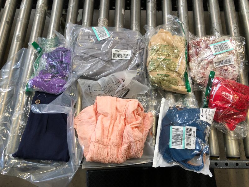 Photo 1 of 8PC CLOTHING BOX LOT, VARIOUS SIZES, CONDITIONS, COLORS & STYLES. 