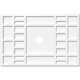 Photo 1 of 40"W x 26 5/8"H x 4"ID x 14"C x 1"P Beaux Architectural Grade PVC Contemporary Ceiling Medallion
