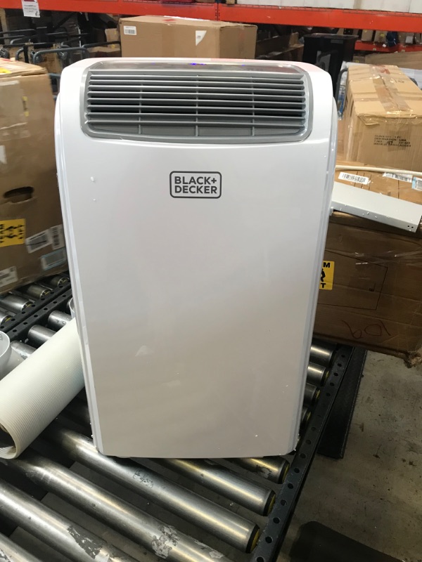 Photo 2 of BLACK+DECKER 8,000 BTU Portable Air Conditioner with Remote Control, White
