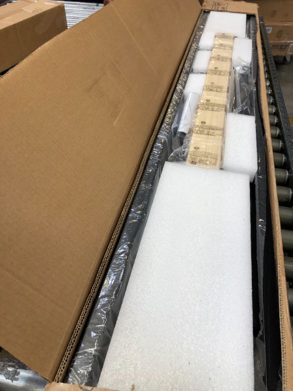Photo 1 of Amazon Basics 10" Modern Metal Platform Bed with Wood Slat Support - Mattress Foundation - No Box Spring Needed, Twin
