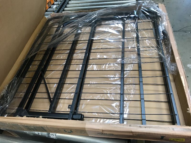 Photo 2 of ZINUS SmartBase Tool-Free Assembly Mattress Foundation / 14 Inch Metal Platform Bed Frame / No Box Spring Needed / Sturdy Steel Frame / Underbed Storage, Black, Twin, Regular
