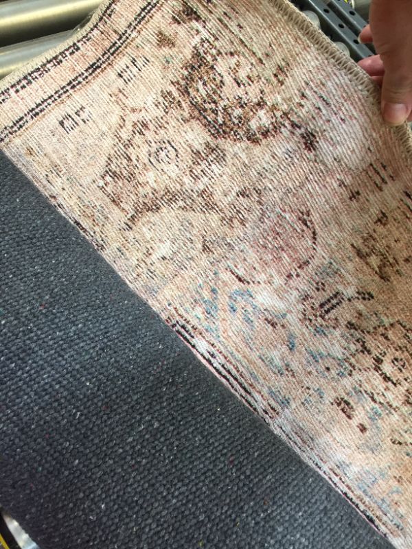 Photo 1 of Amber Lewis x Loloi Georgie Collection GER-02 Ocean / Sand 7'6" x 9'6" Area Rug------------CLEANING NEEDED ------------
