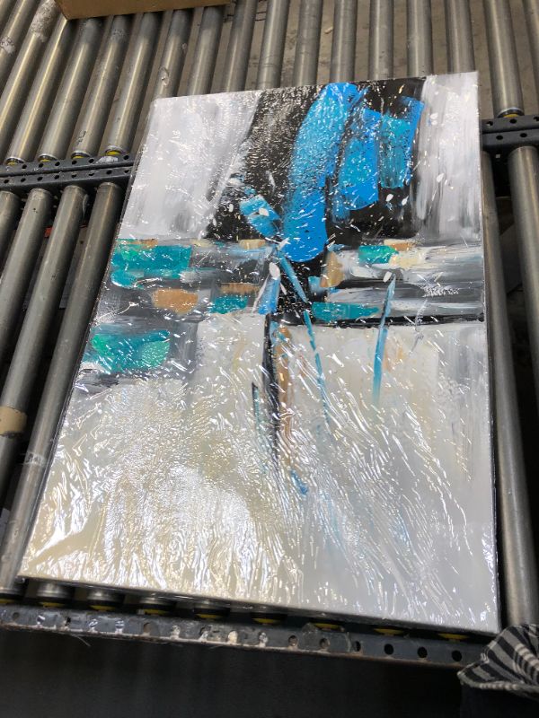 Photo 1 of 24"x36" Inch Frame with Wall Art. Item is New. Item is Sealed.
