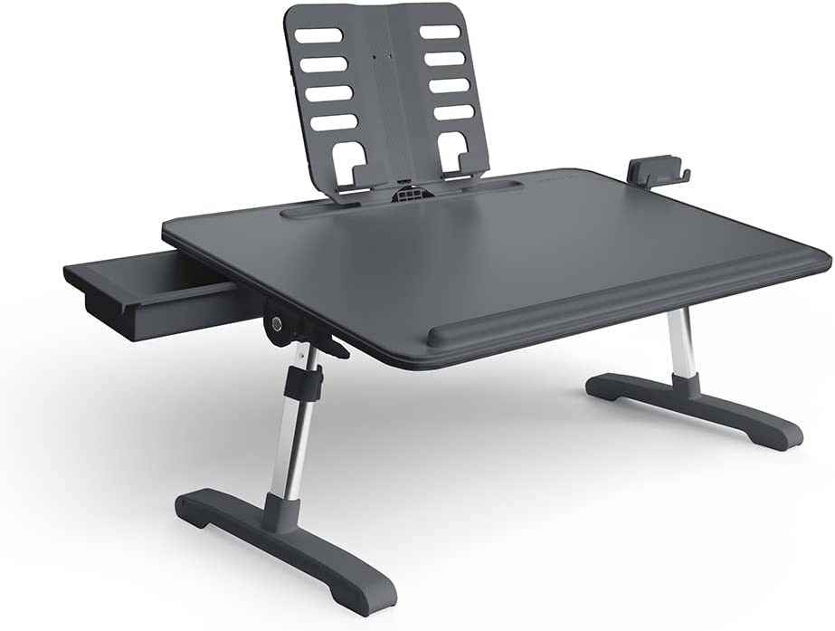 Photo 1 of Limitless TotalDesk Portable Workstation and Lap Desk with Adjustable Height & Tilt (Charcoal)
