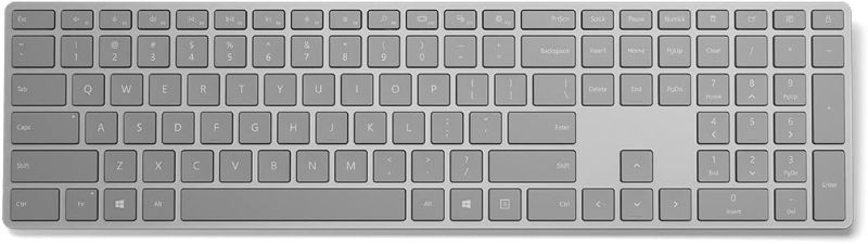 Photo 1 of Microsoft Surface Keyboard, WS2-00025, Silver
