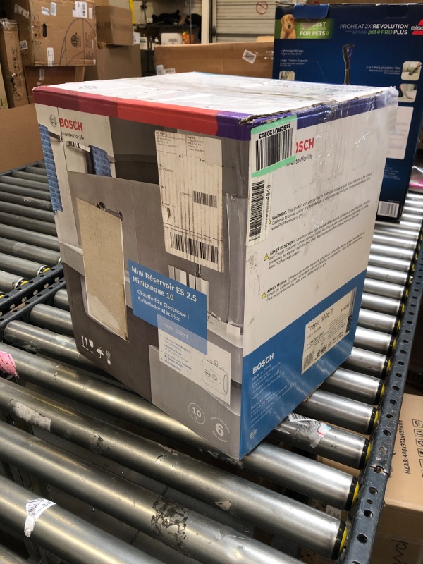 Photo 1 of Bosch Electric Mini-Tank Water Heater Tronic 3000 T 2.5-Gallon (ES2.5) - Eliminate Time for Hot Water - Shelf, Wall or Floor Mounted
