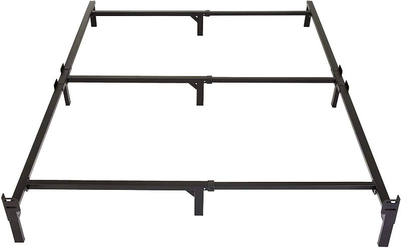 Photo 1 of Amazon Basics Metal Bed Frame, 9-Leg Base for Box Spring and Mattress - King, 79.6 x 76-Inches, Tool-Free Easy Assembly-------------------
missing parts       sale for parts only 