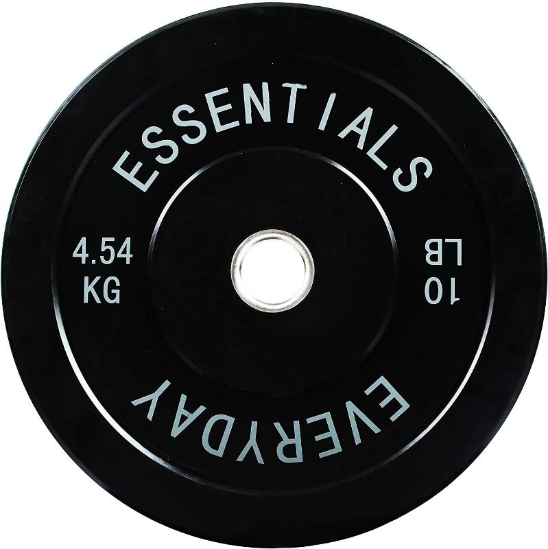 Photo 1 of Everyday Essentials Color Coded Olympic Bumper Plate Weight Plate with Steel Hub,10LB 