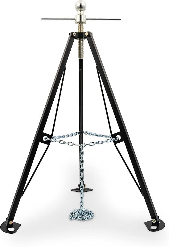 Photo 1 of Eaz-Lift 48850 Heavy Duty Gooseneck Stabilizer Tripod Jack-Reduces Movement on Trailer or 5th Wheel, Anti Rust Steel Construction-7500 lb Weight Capacity-----
