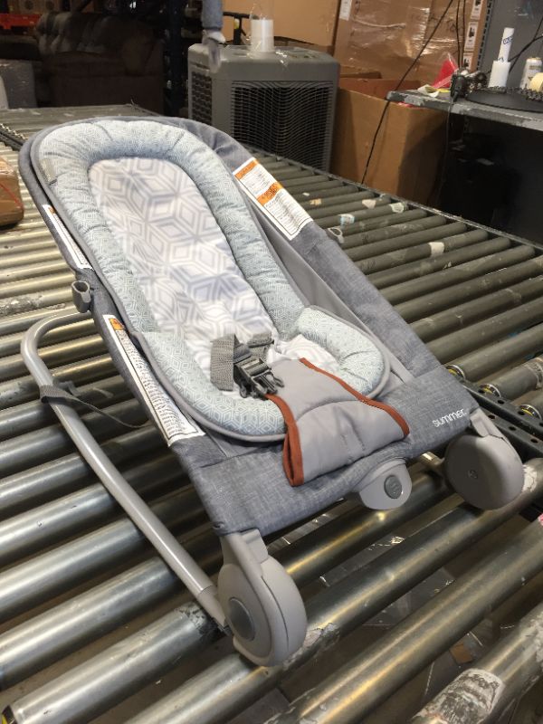 Photo 1 of Summer 2-in-1 Bouncer & Rocker Duo (Heather Gray) Convenient and Portable Rocker and Bouncer for Babies Includes Soft Toys and Soothing Vibrations

