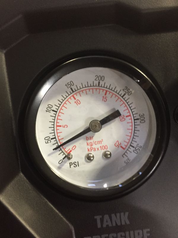 Photo 1 of CRAFTSMAN Air Compressor, 20 Gallon, 1.8 HP, Oil-Free Air Tools, Max 175 PSI Pressure, 2 Quick Coupler, Long Lifecycle Low Noise, Model: CMXECXA0232043, Red------the air filter broke off easily replaceable -------
