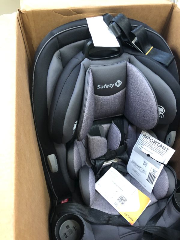 Photo 1 of Safety 1st Grow and Go All-in-One Convertible Car Seat, Rear-facing 5-40 pounds, Forward-facing 22-65 pounds, and Belt-positioning booster 40-100 pounds, Harvest Moon
