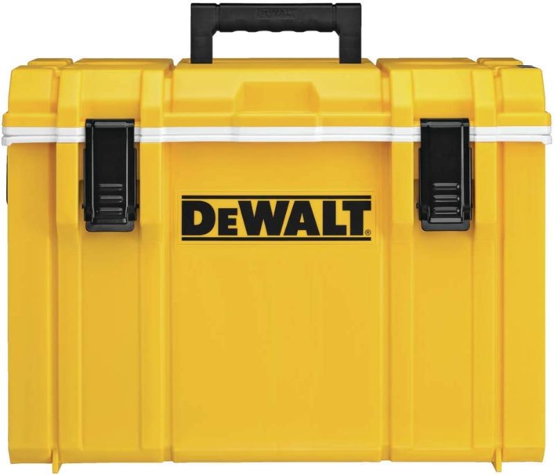 Photo 1 of DEWALT TOUGHSYSTEM Small Cooler, 27-Qt (DWST08404) , Yellow
