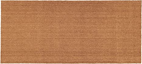 Photo 1 of Calloway Mills 153552448 Natural Coir with Vinyl Backing Doormat, 24" x 48", Natural
