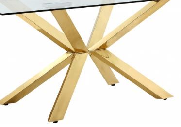 Photo 1 of Capri Gold Dining Table -----BASE ONLY----
 