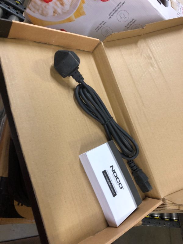 Photo 1 of NOCO GENIUSPRO25, 25-Amp Fully-Automatic Professional Smart Charger, 6V, 12V and 24V Battery Charger, Battery Maintainer, Power Supply, and Battery Desulfator with Temperature Compensation-----------missing cables and unable to test -=----
