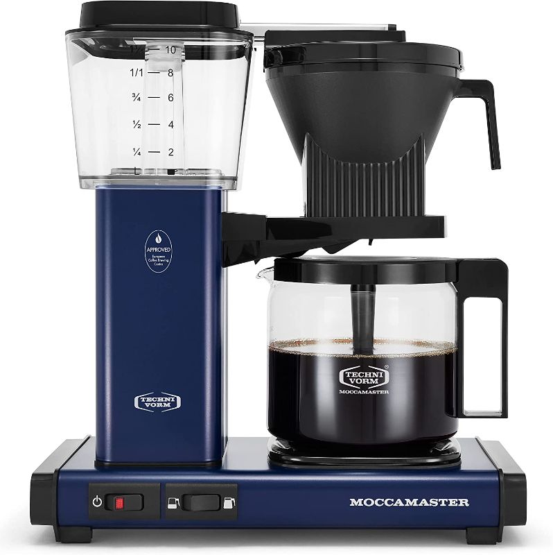 Photo 1 of Moccamaster 53928 KBGV Select Coffee Maker, Midnight Blue, 40 ounce, 10-Cup, 1.25L
