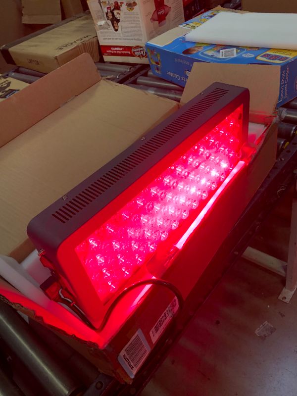Photo 1 of Hooga Red Light Therapy Device, Red Near Infrared 660nm 850nm, 60 Clinical Grade LEDs, High Power Output Panel. Hanging Kit. Improve Sleep, Pain Relief, Skin Health, Anti-Aging, Energy, Recovery.

