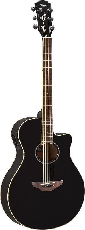 Photo 1 of ****NOT YAMAHA***Yamaha APX600 BL Thin Body Acoustic-Electric Guitar, Black-------THERE ARE SOME SCRATCHES ----VIEW THE PICTURES FOR REFERENCE 
