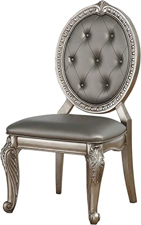Photo 1 of ACME Furniture Northville Side Chair, 23.8" L x 20" W x 41.5" H, Antique Champagne
SET OF 2