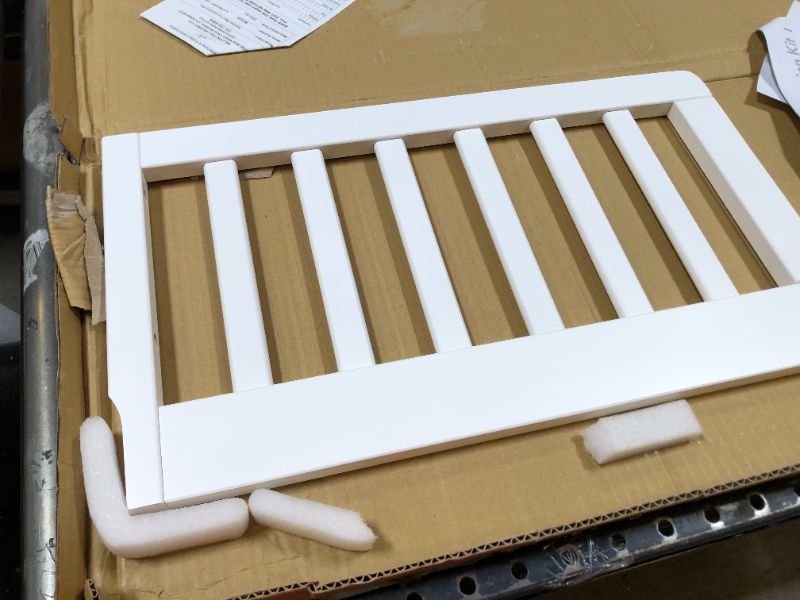 Photo 3 of DaVinci Toddler Bed Conversion Kit (M3099) in White