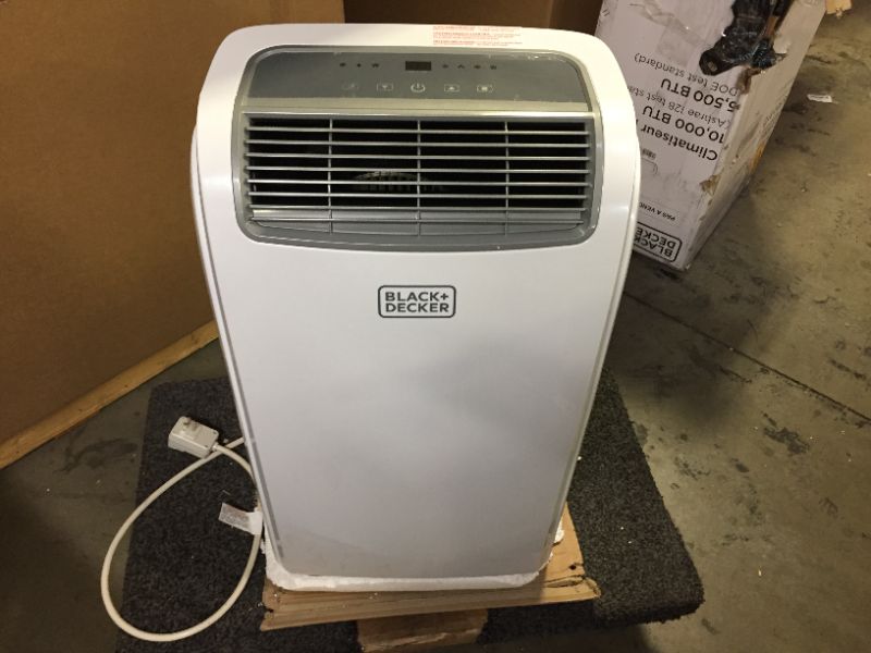 Photo 5 of BLACK+DECKER BPACT10WT AC with Remote Control Portable Air Conditioner, 10,000 BTU, White