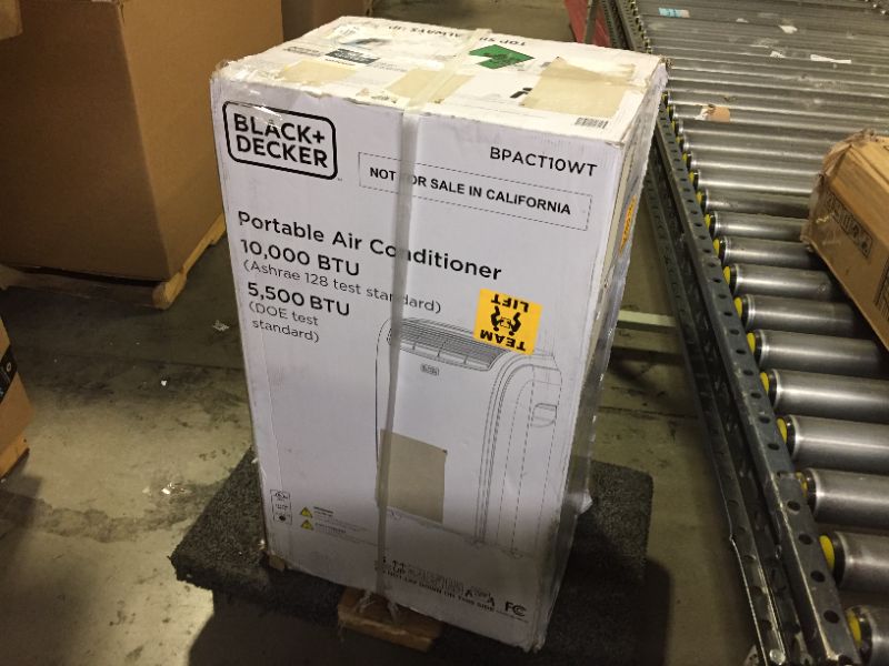 Photo 2 of BLACK+DECKER BPACT10WT AC with Remote Control Portable Air Conditioner, 10,000 BTU, White