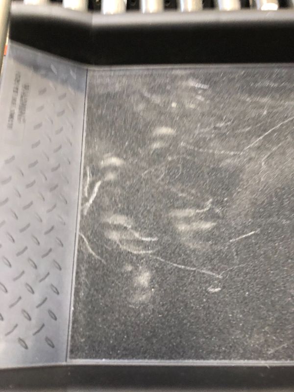 Photo 6 of PetSafe Happy Ride Folding Pet Ramp 58 Inch Long. Heavy Use, Scratches and Scuffs all over item, Hair Found on item, Not in Original Box Packaging, Box Packaging Damaged, 