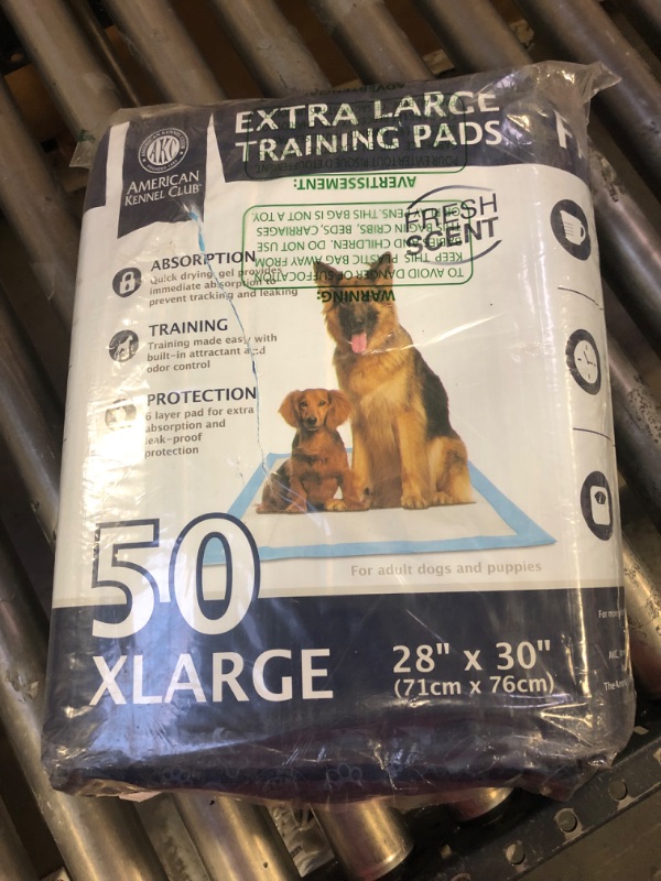 Photo 2 of American Kennel Club 50 Count X-Large Training Pads