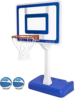 Photo 1 of GoSports Deck-Mounted Splash Hoop ELITE Adjustable Height Inground Pool Basketball Game with Regulation Rim