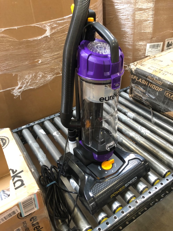 Photo 3 of eureka NEU182B PowerSpeed Bagless Upright Vacuum Cleaner, Lite, Purple