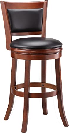 Photo 1 of Ball & Cast Swivel Pub Height Barstool 29 Inch Seat Height Cherry Set of 1
