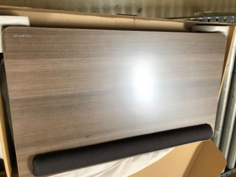 Photo 1 of ATUMTEK 27” Large Lap Desk Fits 17 inches Laptops, 2 in 1 Laptop Desk for Bed, Laptop Lap Desk with Cushion and Folding Legs for Home Office Working, Writing
