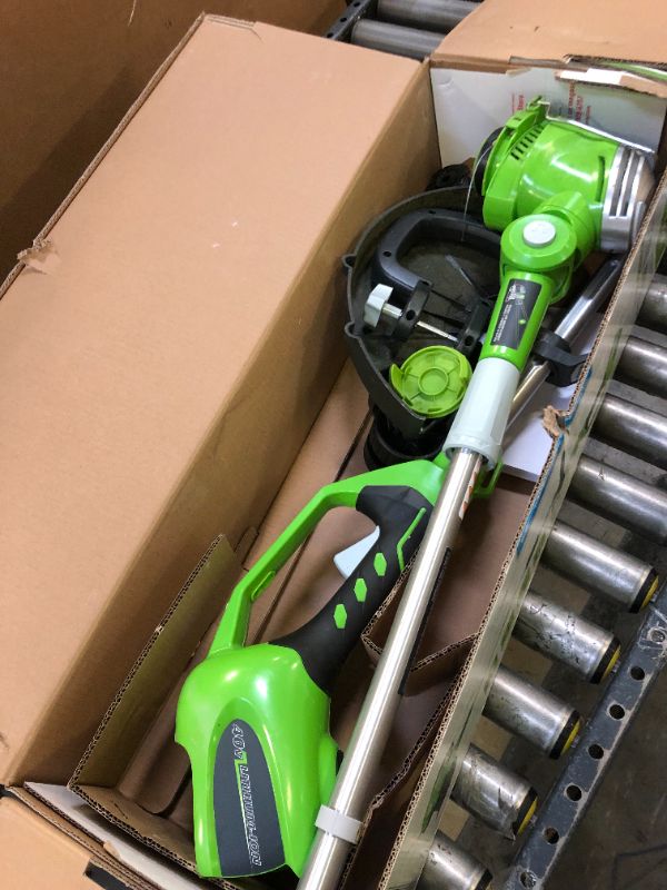 Photo 2 of Greenworks 40V 13" Cordless String Trimmer / Edger, Tool Only
