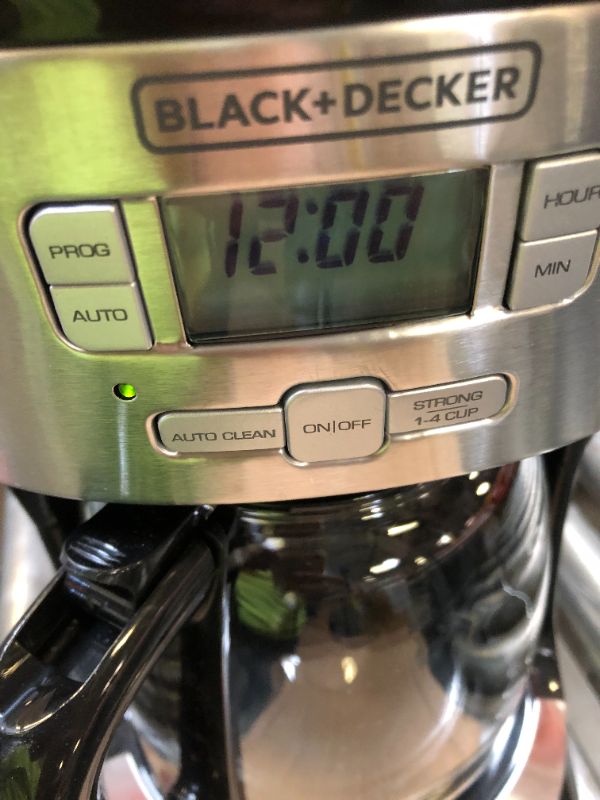 Photo 3 of BLACK+DECKER 12-Cup Programmable Coffee Maker, Black
