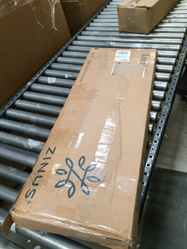 Photo 1 of ZINUS Lorelai 14 Inch Metal Platform Bed Frame / Mattress Foundation with Steel Slat Support / No Box Spring Needed / Easy Assembly, Twin