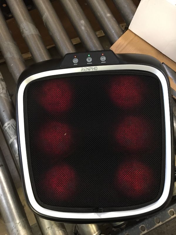 Photo 1 of RENPHO Foot Massager with Heat, Shiatsu Electric Foot Massager, Deep Kneading Feet, Calf & Back Massager, Feet Warmer for Muscle Pain Relief, Plantar Fasciitis, with Washable Mesh, Home and Office Use
