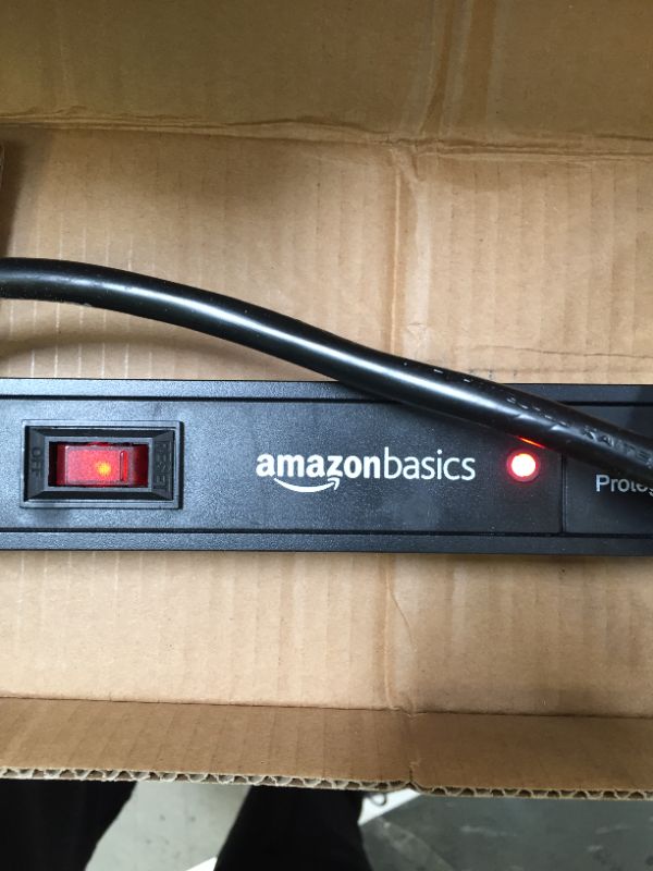 Photo 3 of Amazonbasics Heavy Duty Metal Surge Protector Power Strip