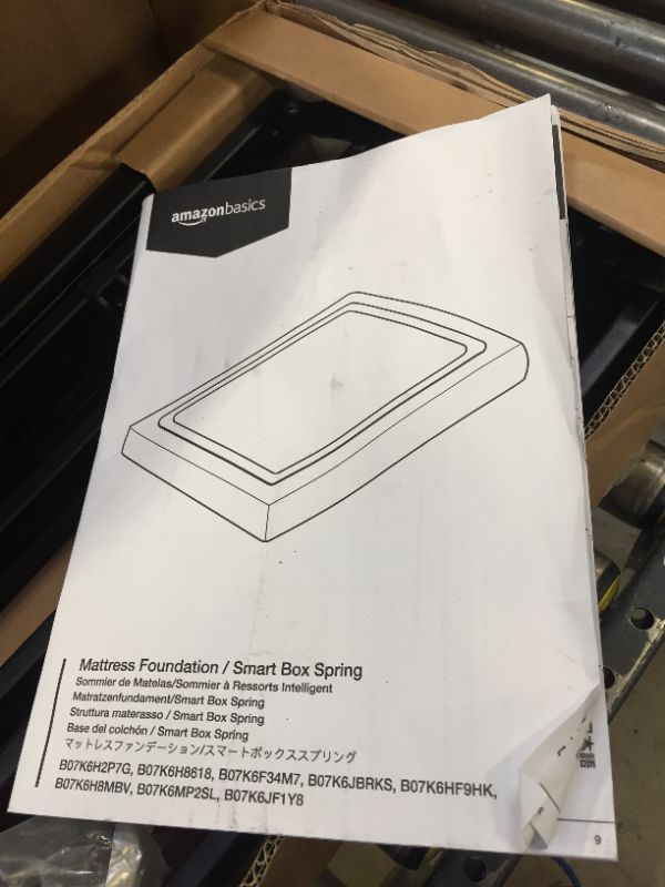 Photo 1 of Amazon basics mattress foundation / smart box spring queen 