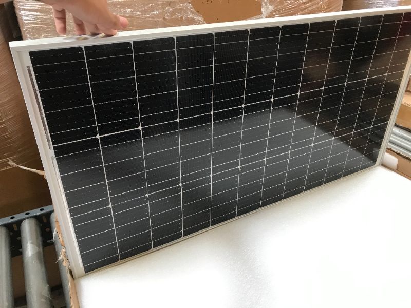Photo 2 of ECO-WORTHY 100 Watt 12 Volt Solar Panel Kit for RV Battery Boat Trailer Cabin Garden Shed Home: 100W Solar Panel+30A PWM Charge Controller+ Tray Cable + Z Mounting Brackets
