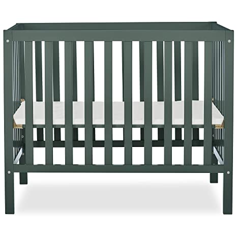 Photo 1 of Dream On Me, Edgewood 4-in-1 Convertible Mini Crib, Olive
