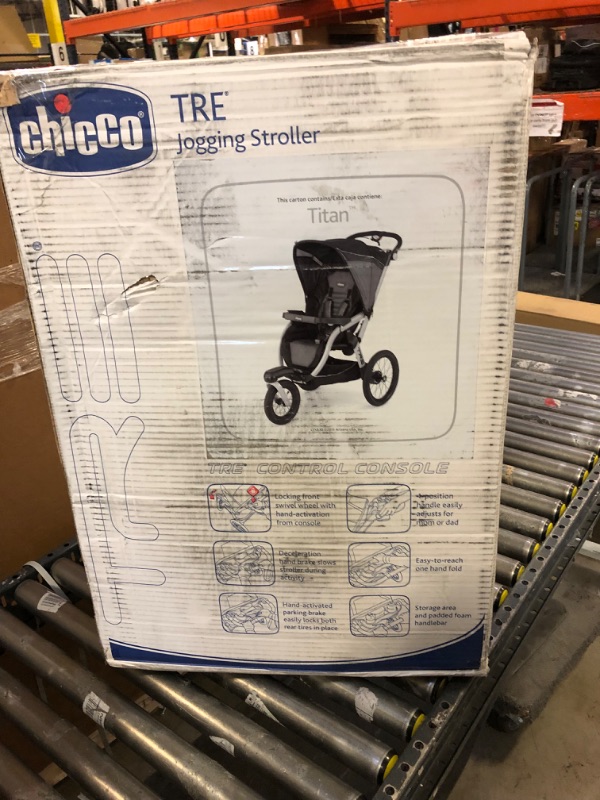 Photo 2 of Chicco TRE Jogging Stroller - Titan | Black/Grey
