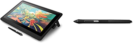 Photo 1 of Wacom Cintiq 16 Drawing Tablet with Screen (DTK1660K0A) Bundle with Wacom Pro Pen Slim (KP301E00DZ)
